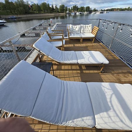 Domek Na Wodzie - Houseboat -Sauna, Taras Na Dachu, Dwie Sypialnie Mikołajki Extérieur photo