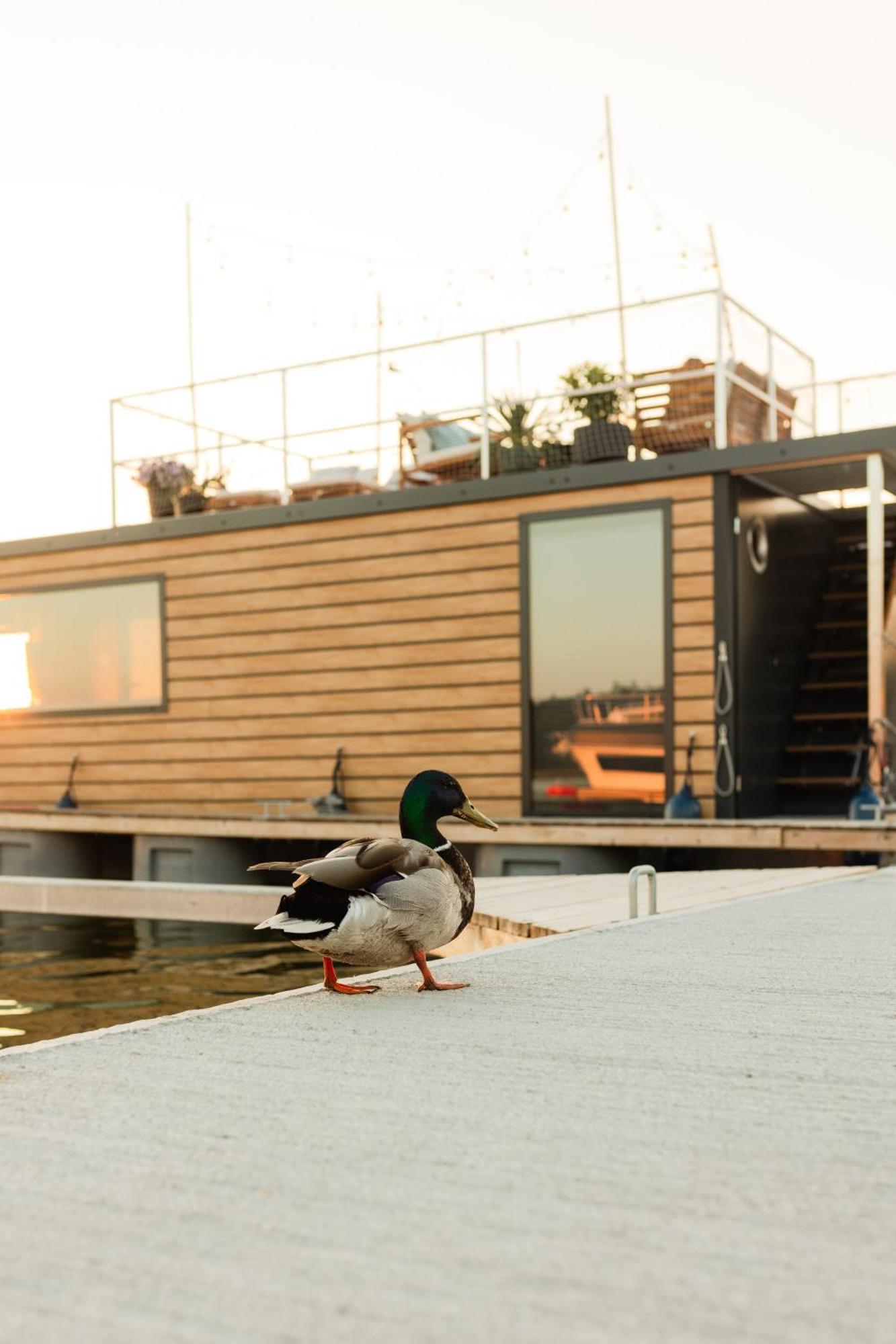 Domek Na Wodzie - Houseboat -Sauna, Taras Na Dachu, Dwie Sypialnie Mikołajki Extérieur photo