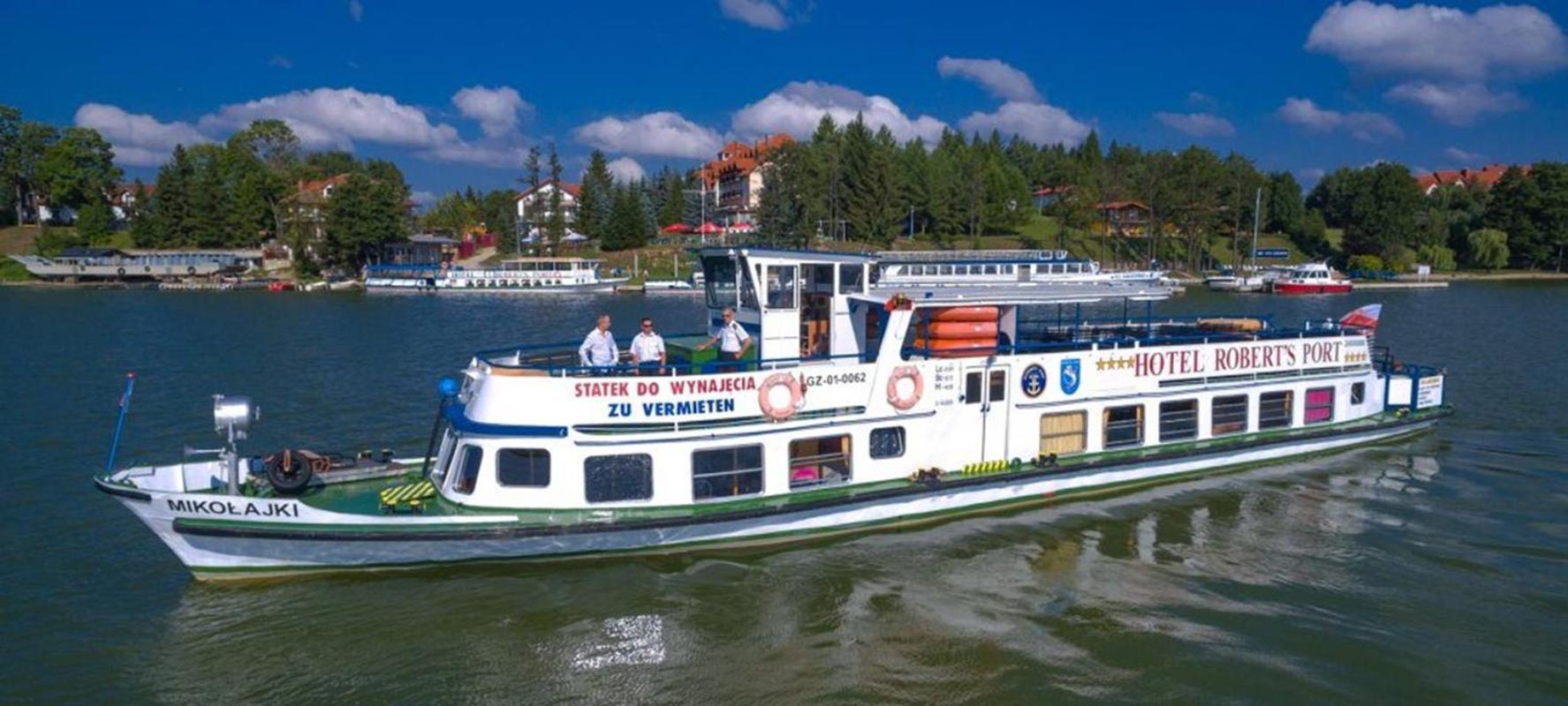 Domek Na Wodzie - Houseboat -Sauna, Taras Na Dachu, Dwie Sypialnie Mikołajki Extérieur photo