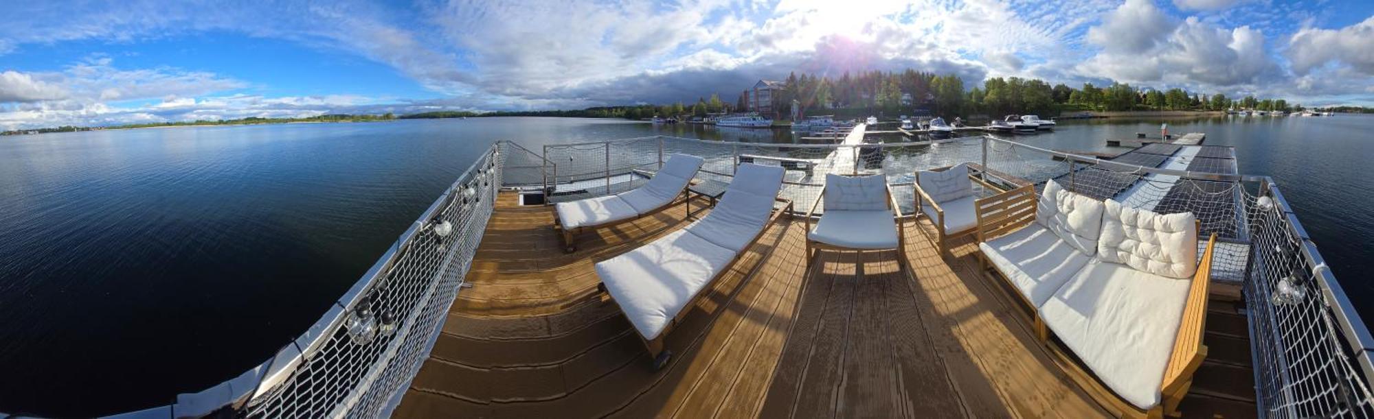 Domek Na Wodzie - Houseboat -Sauna, Taras Na Dachu, Dwie Sypialnie Mikołajki Extérieur photo