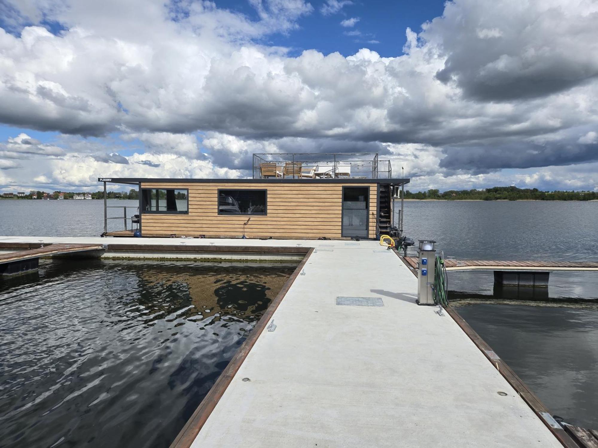 Domek Na Wodzie - Houseboat -Sauna, Taras Na Dachu, Dwie Sypialnie Mikołajki Extérieur photo